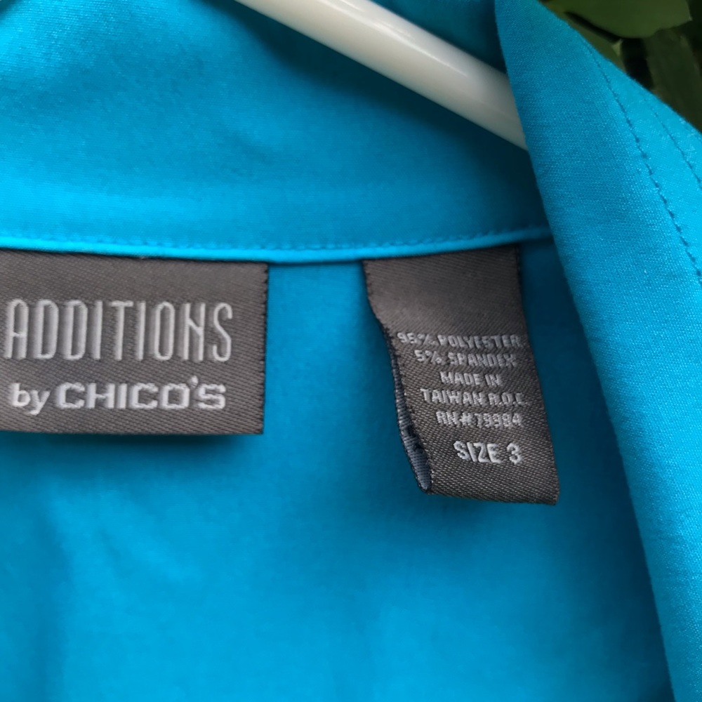 Additions By Chico’s Blue Jacket - image 3